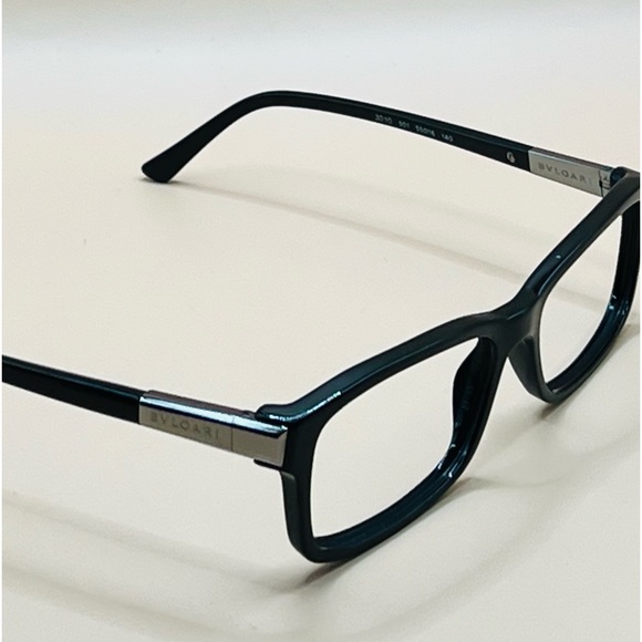 BVLGARI BV 3010 501 55mm Blk/Silver Eyeglasses Frames-Refurbished- Made In Italy - Picture 9 of 16